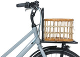 Basil Green Life - Rattan Bicycle Basket - Střední - Land Natural Brown