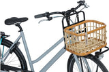 Basil Green Life - Rattan Bicycle Basket - Střední - Land Natural Brown