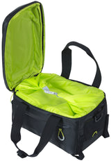 Basil Miles Trunkbag - Sportieve zwarte bagagedragertas voor sportievelingen - 7L - Zwart Lime