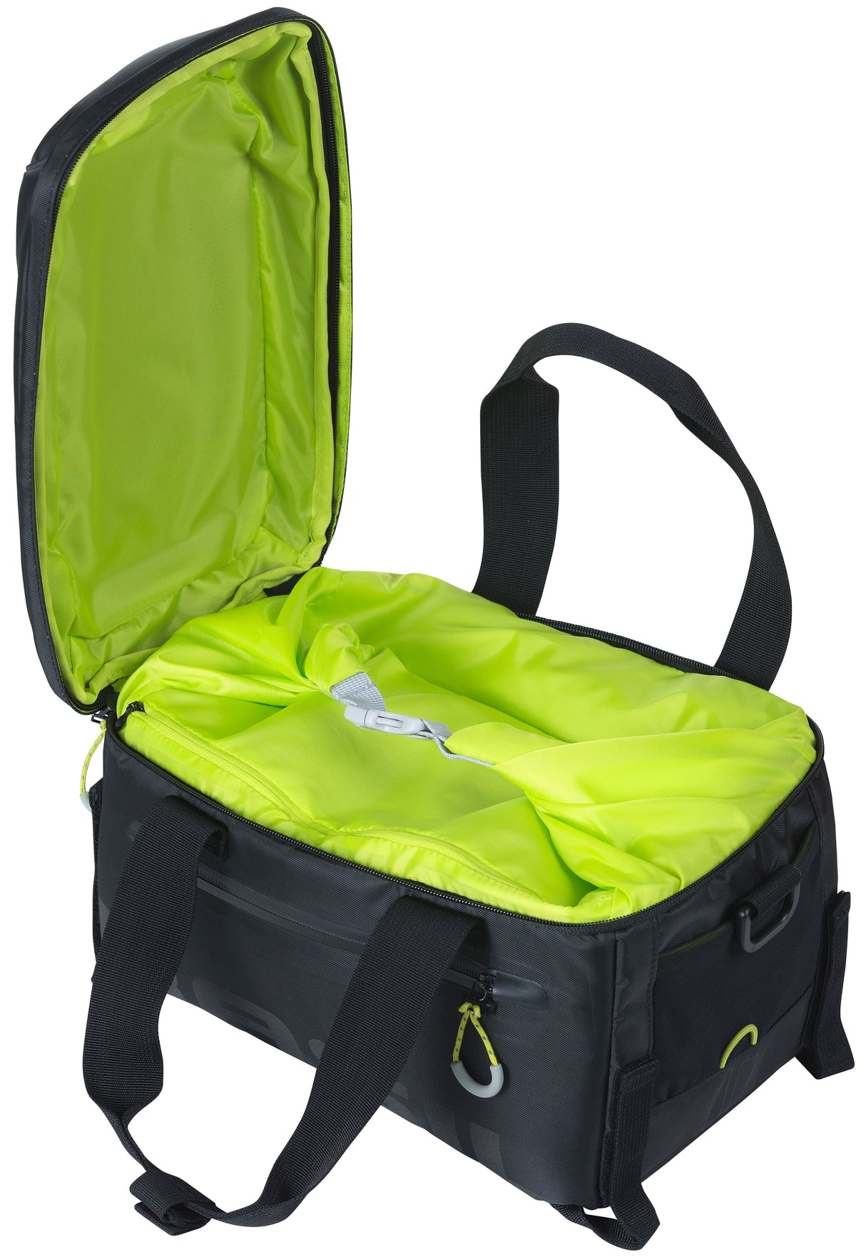 Basil Miles Trunkbag - bolsa de negócios esportiva de bagagem preta para fundos esportivos - 7L - limão preto