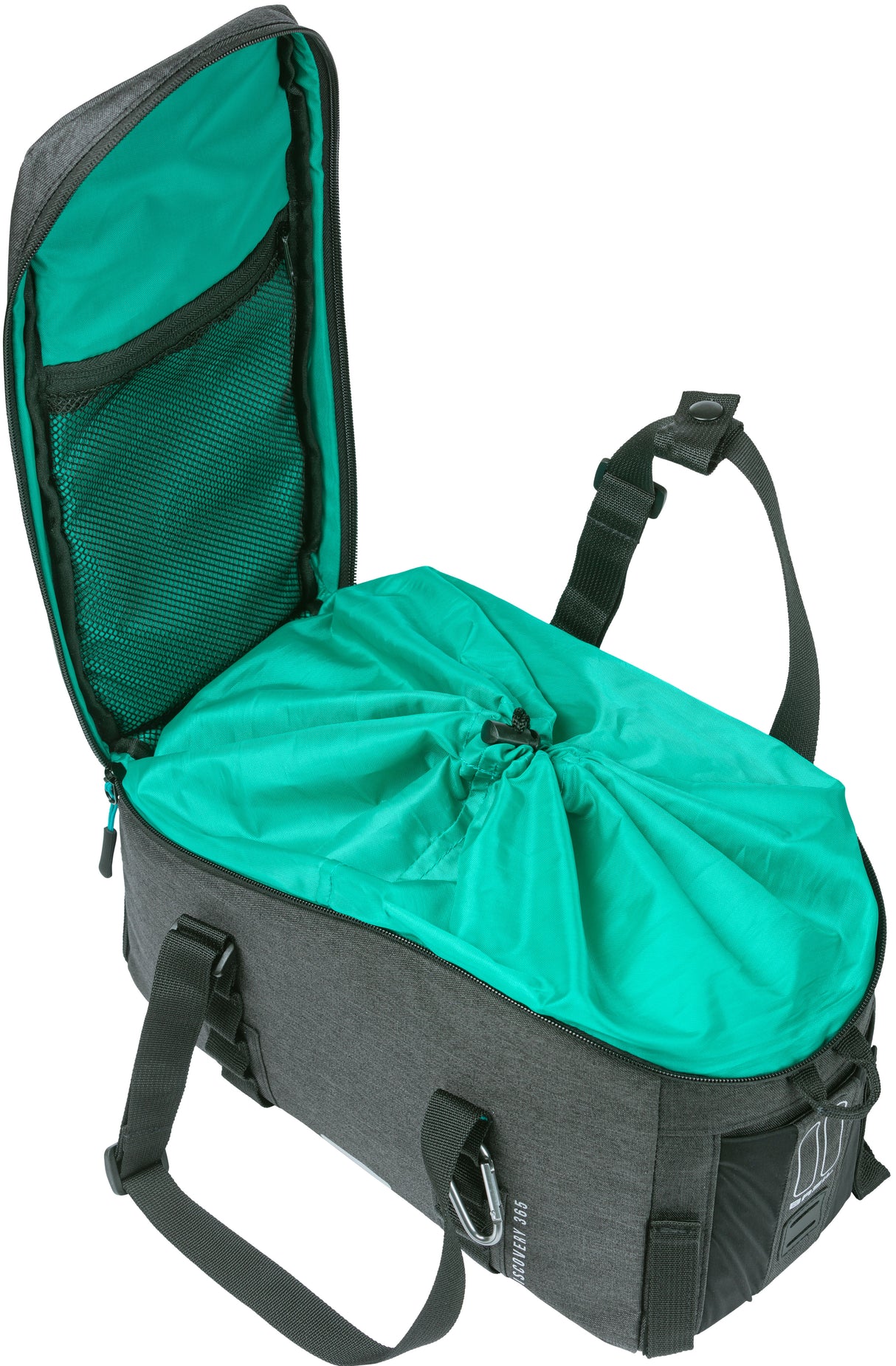 Basil Discovery 365D luggage behavior bag M - Black, Water -repellent, 9l, unisex, sporty
