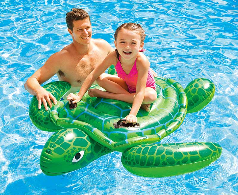 Small inflatable turtle