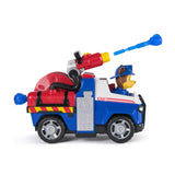 Paw patrol fire rescue vehicle chase