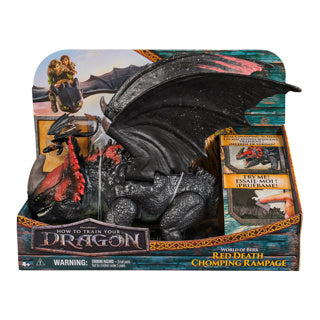 How to train your dragon red death chomping rampage playset