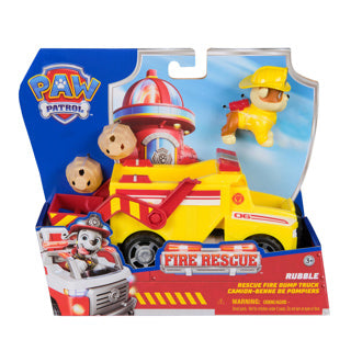 Paw patrol fire rescue vehicle rubble