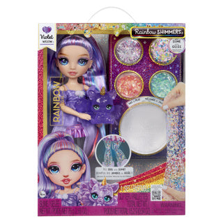Rainbow high rainbow shimmers with slime fashion doll violet (purple)