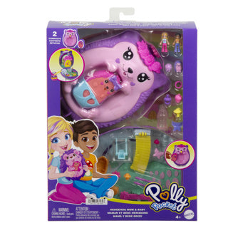 Polly Pocket Hedgehog mamma og Pap Compact