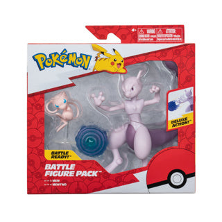 Pokémon Battle Figures 2 Pack Mew Mewtu 12 cm