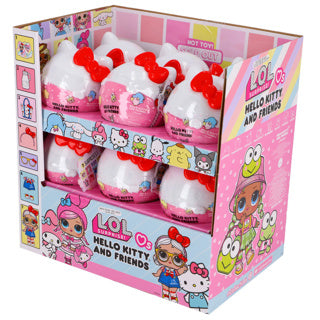 LOL. Überraschung liebt Hello Kitty Friends Tots Core Charaktere Reichweite