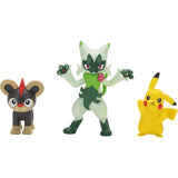 Pokémon battle figures 3-pack litleo pikachu #5 and floragato