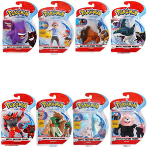 Verschiedene Pokémon-Kampffiguren