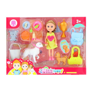 Pop set with accessories 2 assorti