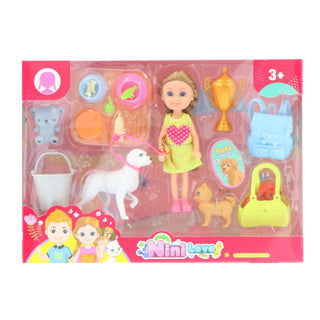 Pop set with accessories 2 assorti