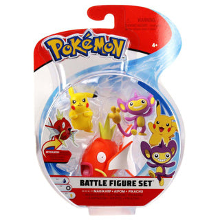 Pokémon Battle Figurs Sets 3 Pack Asst