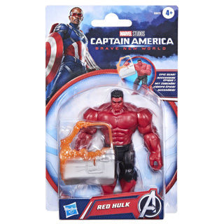 Marvel avengers 10 cm captain america deluxe red hulk movie | 2 stuks