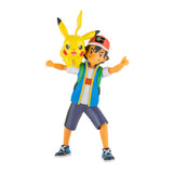 Jazwares pokémon battle feature figure - ash pikachu