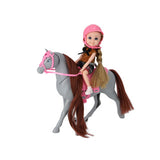 Pop set with horse large 2 assorti