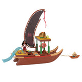 Vaiana Small Doll trasformando la barca