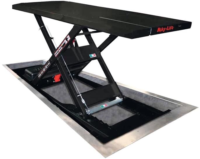Bike-lift fietsenlift hefbrug absolute 756 gate floor version .