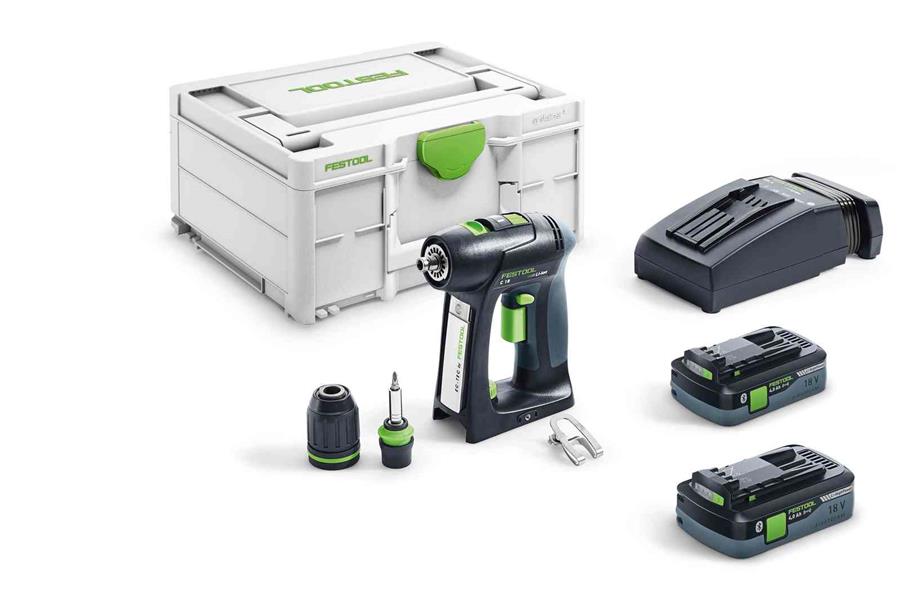 Aku vrtací šroubovák Festool c18 hpc 4.0 i-plus
