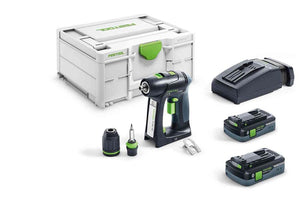 Aku vrtací šroubovák Festool c18 hpc 4.0 i-plus