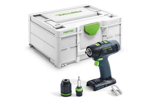 Aku vrtací šroubovák Festool T18+3-zákl