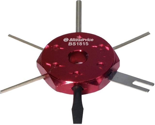 Bikeservice unlocking tool 6 in 1 montgwrkz 6in1 plug-in v red