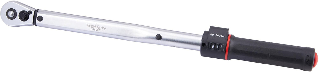 Bikeservice torque wrench torque wrench 1 2 40-200nm rotation