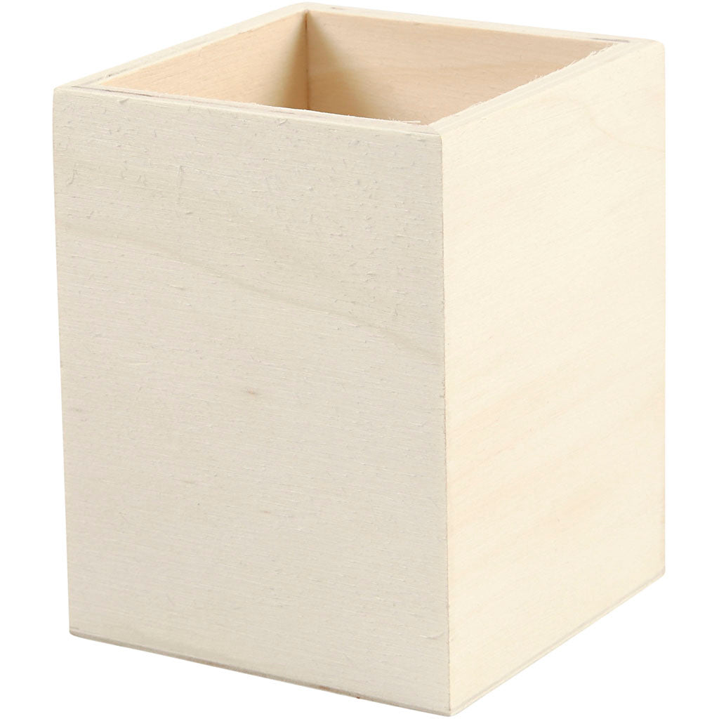 Creativ company pencil holder, height 9.5 cm, dimensions 7.5 x 7.5 cm, 1 piece