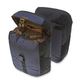 Basil Miles Double Bicycle Bag, Waterproof, Universal Bridge System, 34L, Black Anthracite