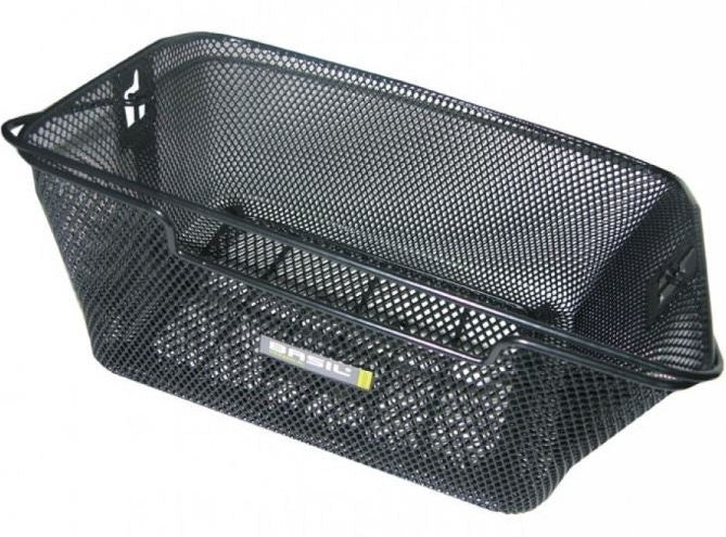 Basil Capri - Canasta de bicicletas - En la parte posterior - Negro