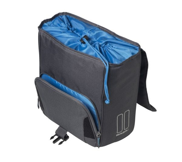 Basil Sport Commuter Bag - Gray Bicycle Bag