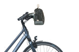 Basil Bohème City Bag - Elegant grøn hånd, skulder og styretaske til kvinder, der er egnet til elektriske cykler og bycykler - sort