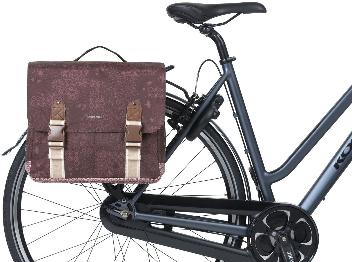 Basil Bohème Double Bicycle Borse - Bike femminile - Verde