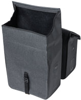 Basil Urban Dry Double Bicycle Bag - šedá, 50L