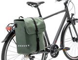Odense Single Bicycle Bag - Vettä hylkivä - 17,5L - Musta Vihreä