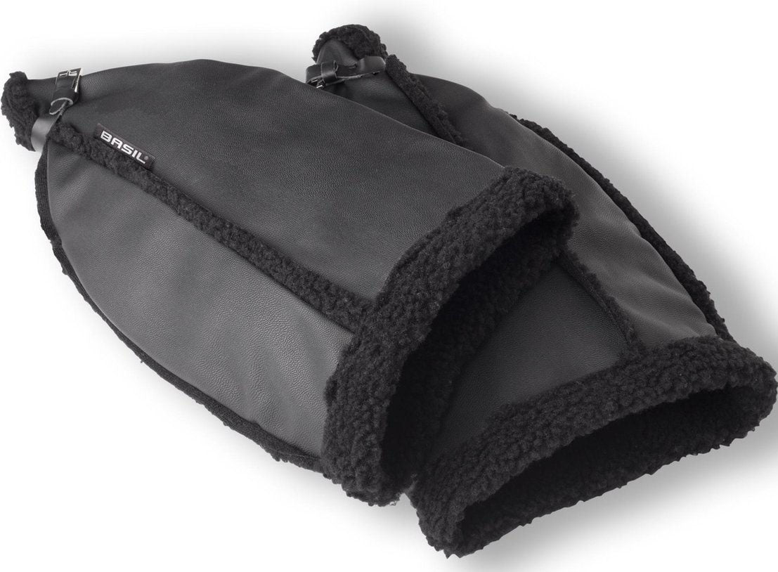 Albahaca calentadores a mano negros