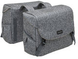 Mondi Joy Double Bicycle Bag - Water -repellent Polyester - 38L - Mik Adapter - Ivy Walnut