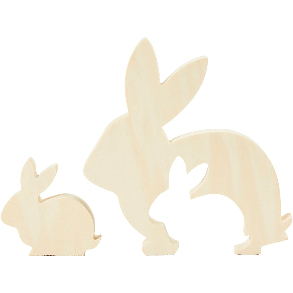 Creativ company 2in1 figures, h: 5+10.5 cm, d: 1.2 cm, w: 5+10 cm, 1 set