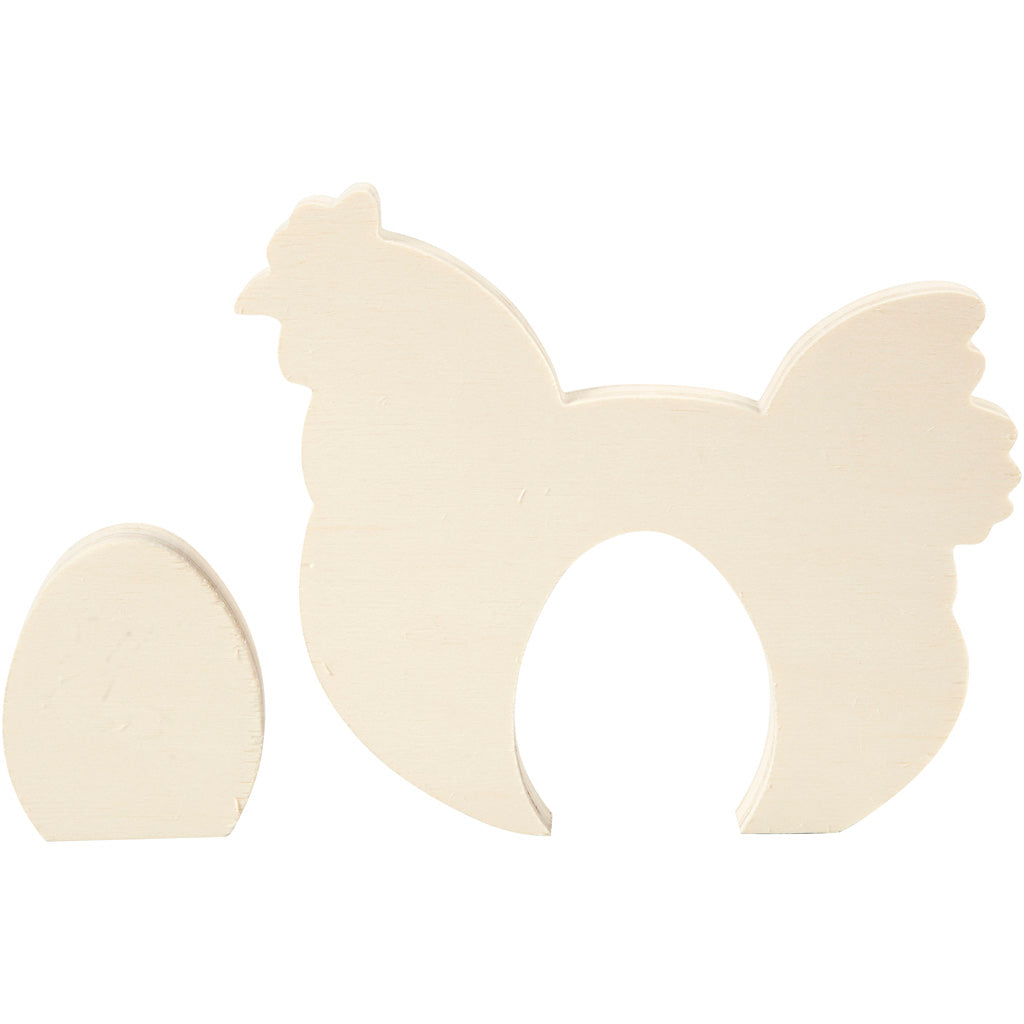Creativ company 2in1 figures, h: 7.5+16 cm, w: 6.3+19.5 cm, thickness 2 cm, 1 set