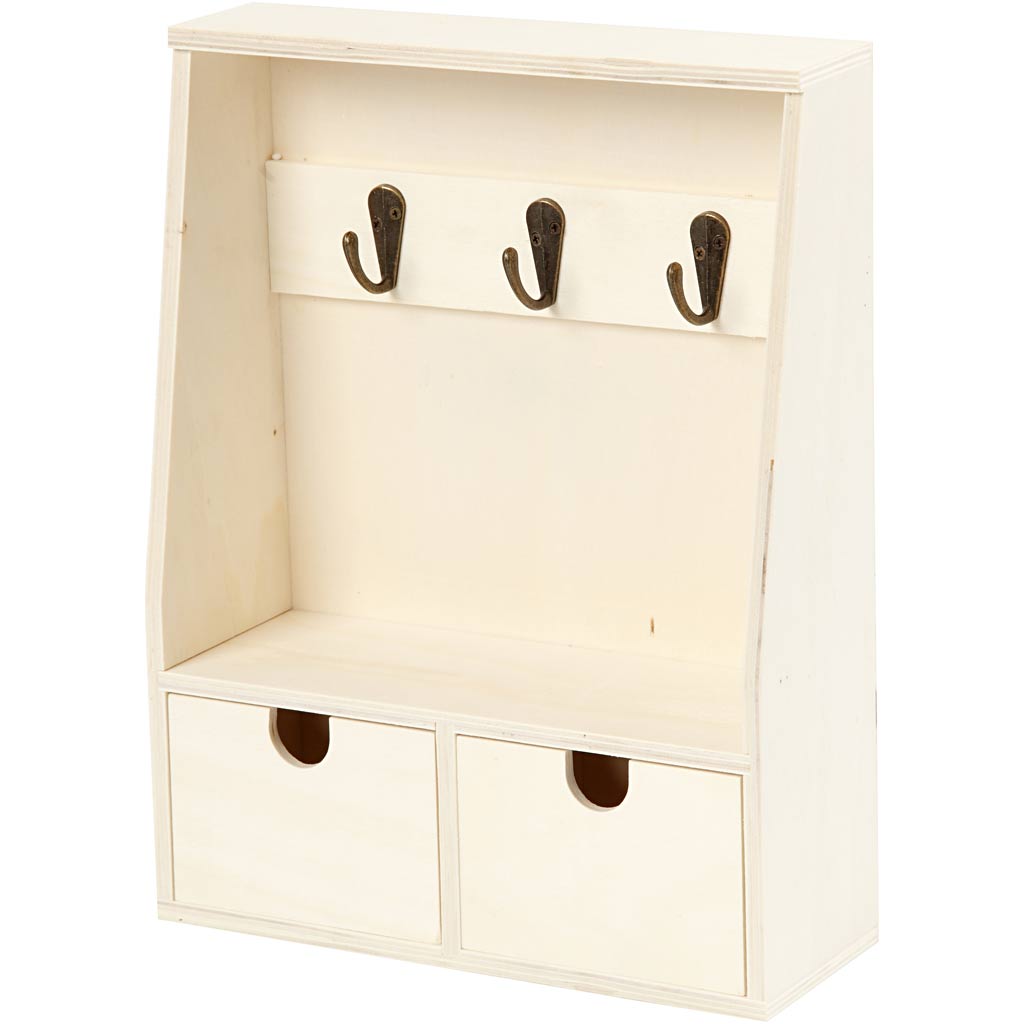 Creativ company key cabinet, h: 28.5 cm, d: 5-8 cm, w: 22 cm, 1 piece
