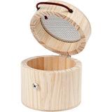 Creativ empresa redonda de madera de madera jaula
