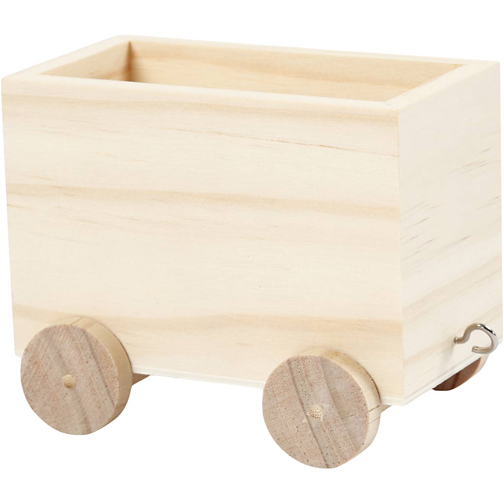 Wooden train wagon
