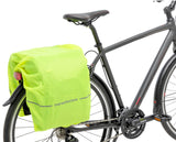 Sports dobbelt cykelpose - racktime - sort - Vand -repellent - 32L