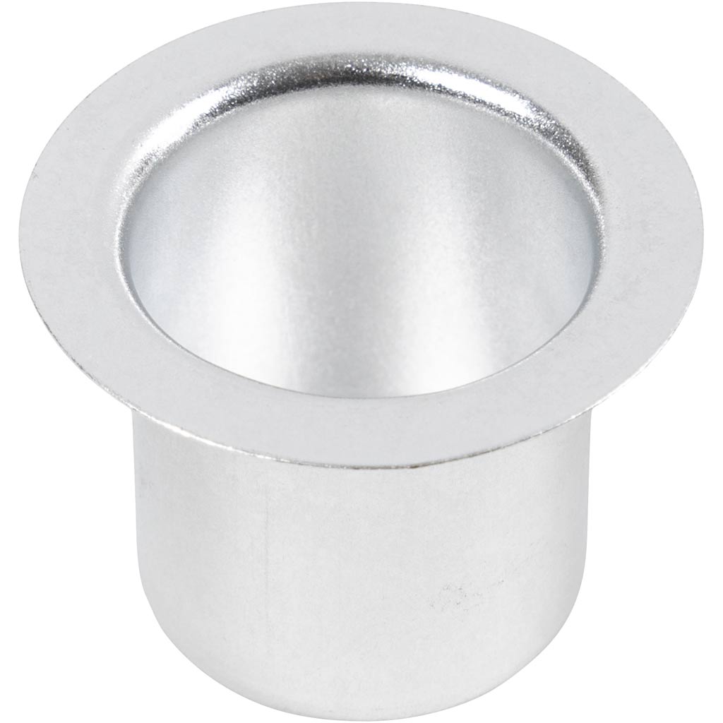 Creativ company kaarsenhouders, h: 23 mm, d 31 mm, 12 stuk 1 doos
