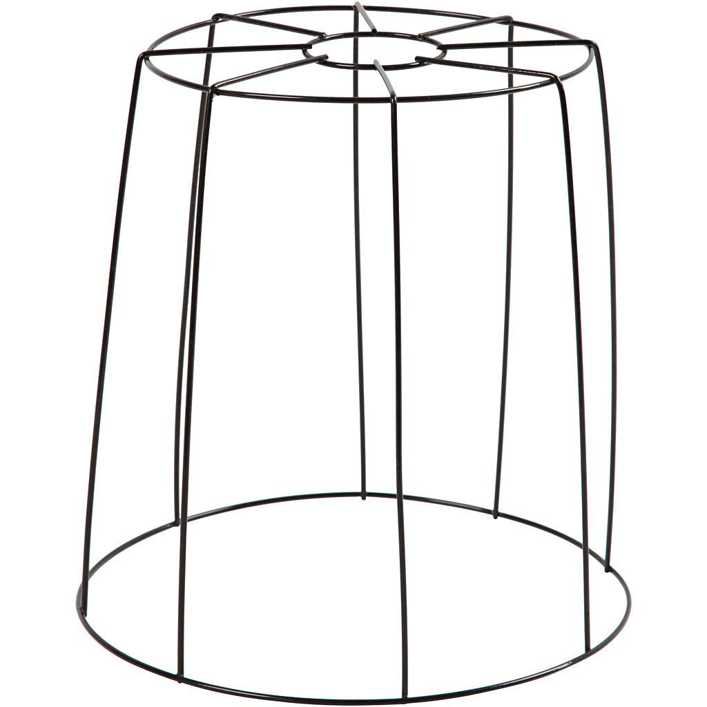 Creativ company lampshade, h: 20 cm, d 15.5-20 cm, black, 1 piece