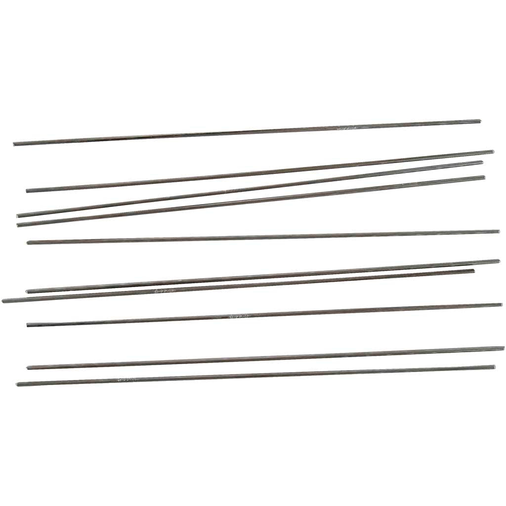 Creativ company metal rod, l: 20 cm, d 2 mm, 10 pieces 1 box