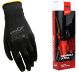 Gants d'assemblage de cyclon M10 - Jaune (20 paires)