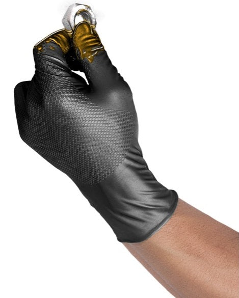 Gripp-it handsker gripp-it nitril l æske med 50 stykker sort