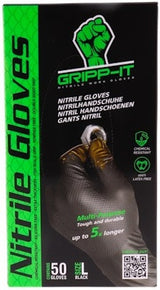 Gripp-it Handschuhe Gripp-it Nitril l Box mit 50 Teilen schwarz